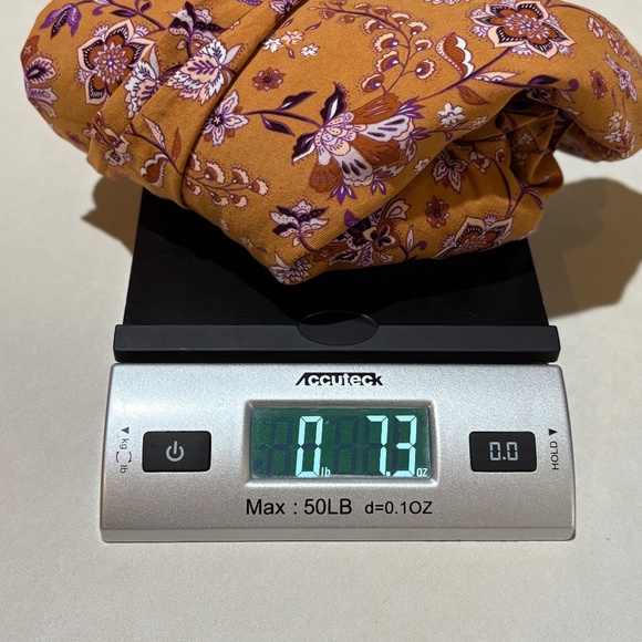 NWOT J Jill Womens Long Sleeve Peasant Blouse Top Sz M Mustard Yellow Boho Gypsy - Picture 7 of 7